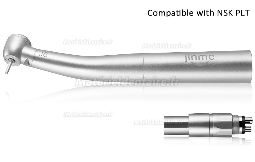 Jinme J6 pi&egrave;ce &agrave; main &agrave; turbine dentaire, 6 trous, avec raccord rapide NSK/KVAO